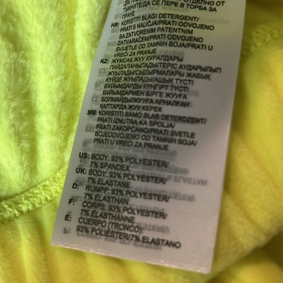 Jeremy Scott X Adidas Originals ‘DIP’ Collection Yellow Velour Track Suit Top - Picture 15 of 15